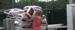 Groundskeeper for the Day at Alex Rodgriguez Park with Shannon Sommerville