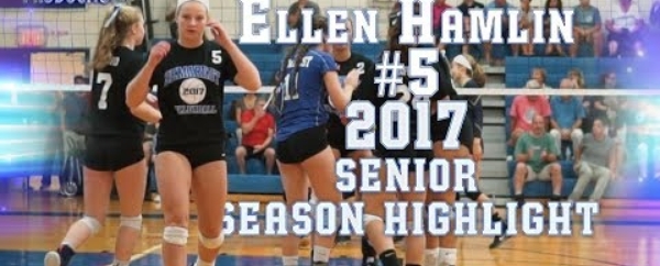 Ellen Hamlin - 2017 Senior Season Volleyball Highlights