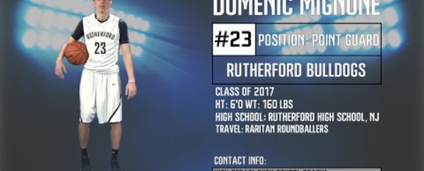 Domenic Mignone Junior Year Season Sizzle Reel